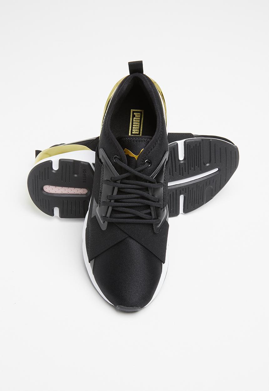 PUMA - Muse x-2 metallic wn's - Puma black-Puma team gold
