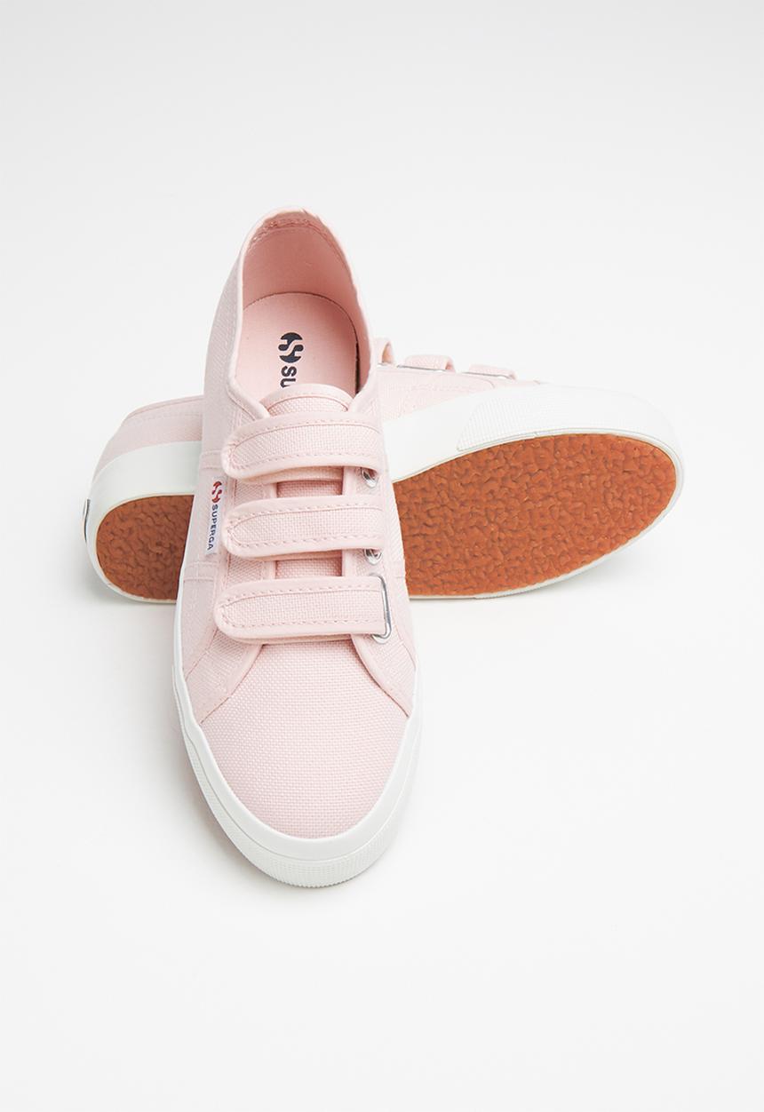 SUPERGA - 2730 Strap velcro - shiny foxing - pink shiny
