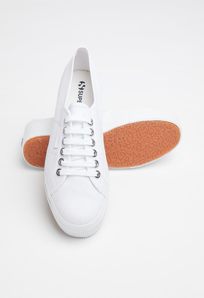 SUPERGA - 2790 Classic platform big eyelets - white/platinum