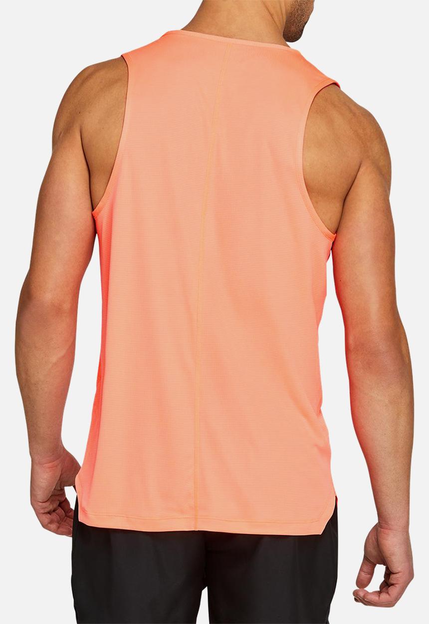 ASICS - Silver singlet - coral
