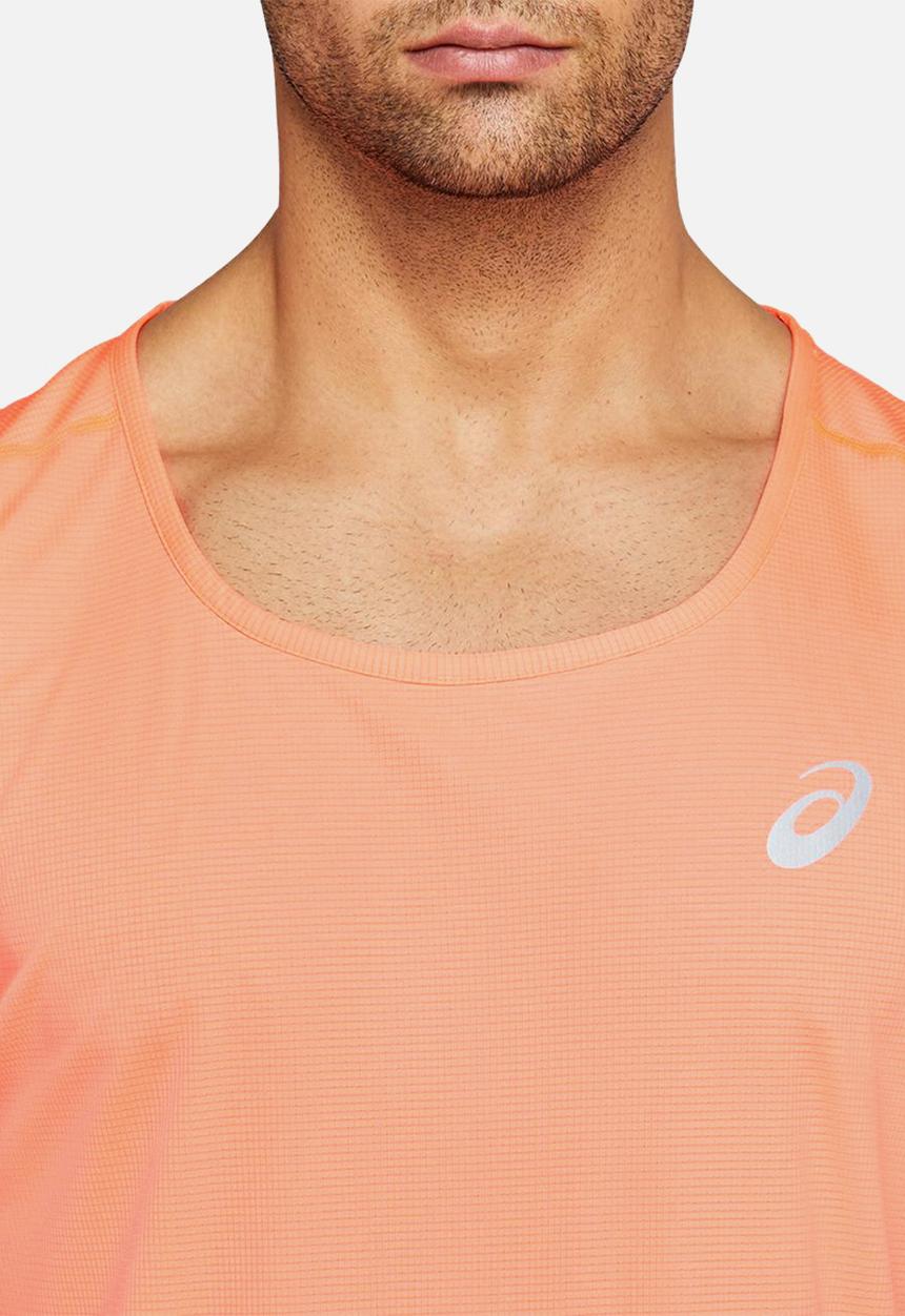 ASICS - Silver singlet - coral