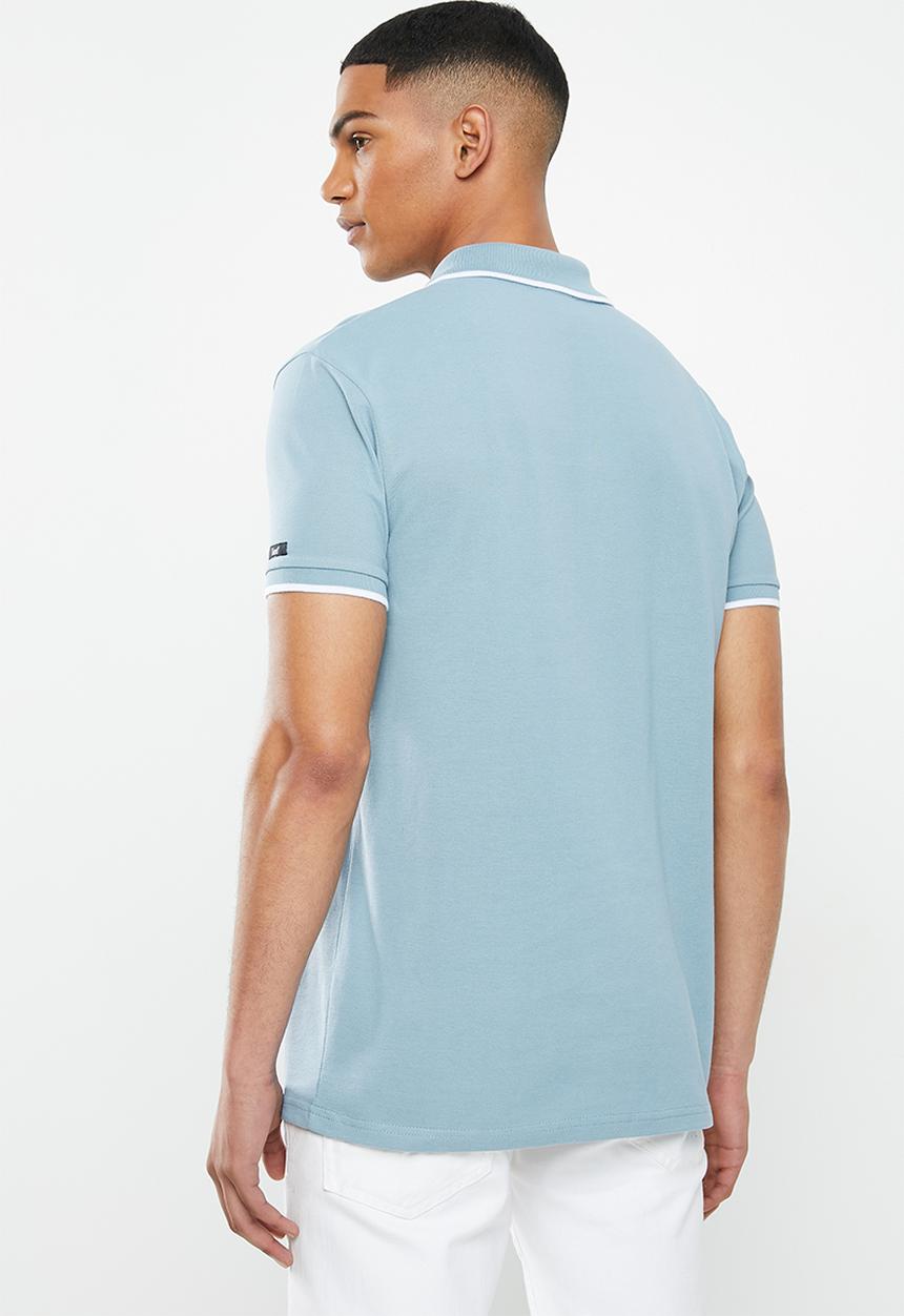 Lee  - Icon polo - blue & white