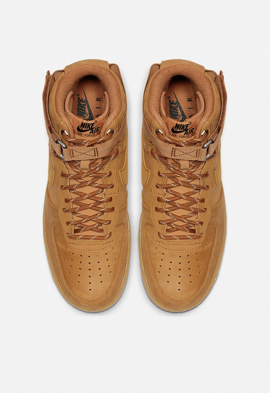 Nike - Nike air force 1 high '07 - flax & wheat-gum light brown
