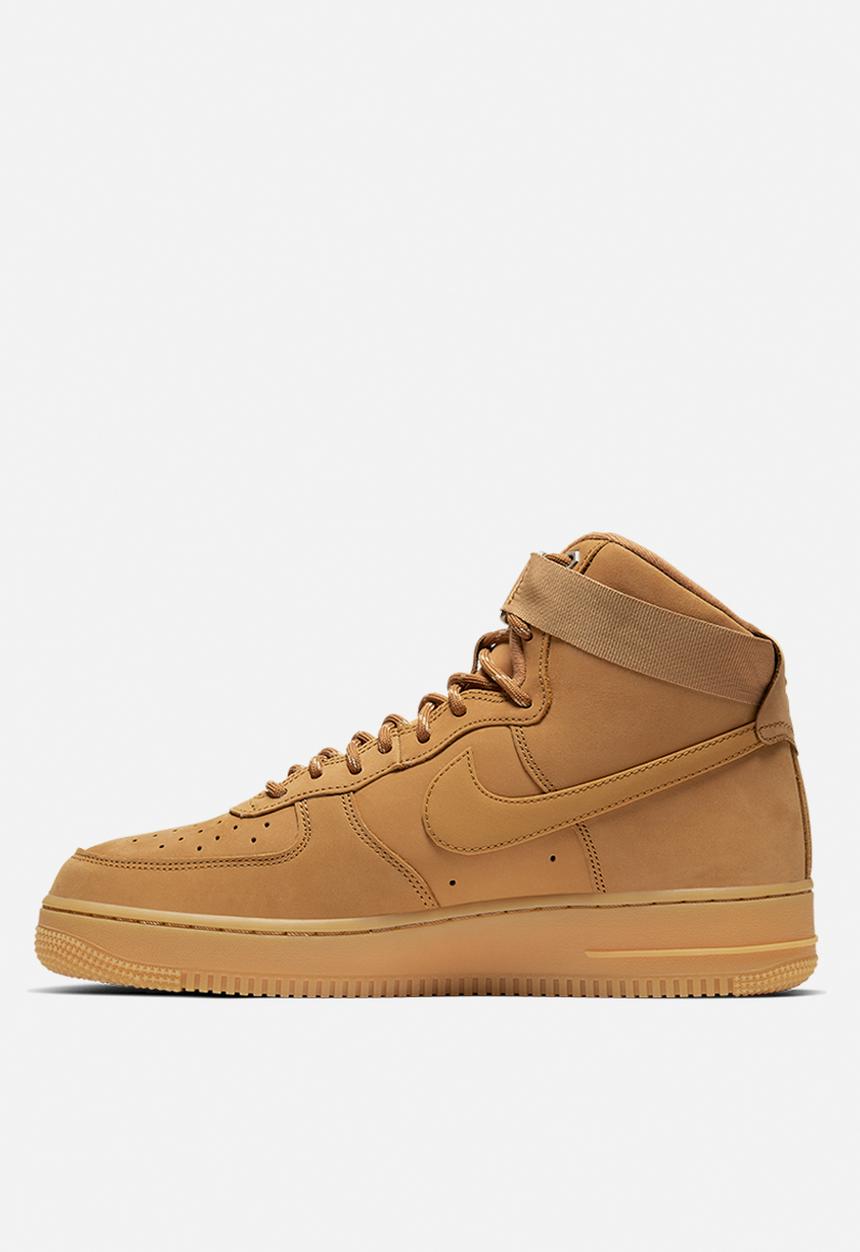 Nike - Nike air force 1 high '07 - flax & wheat-gum light brown