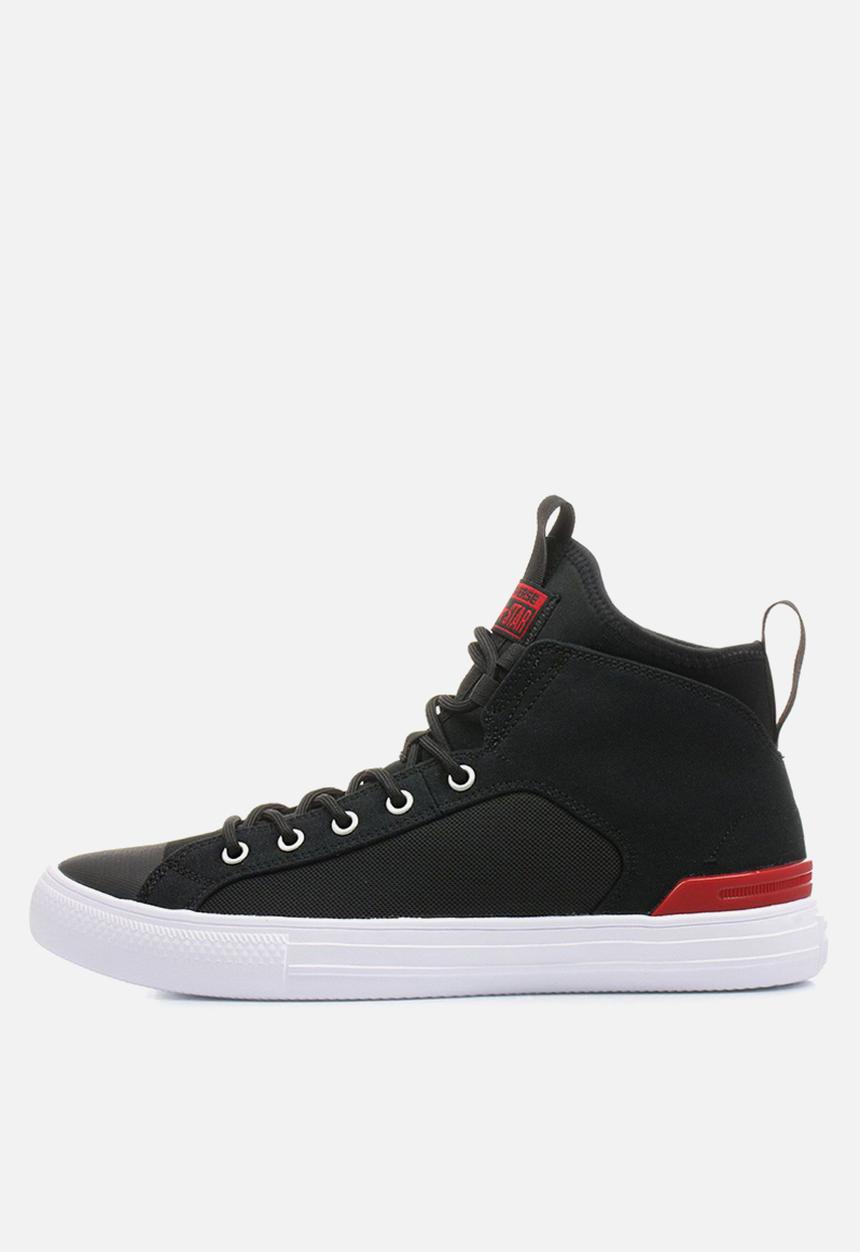 Converse - Chuck Taylor All Star ultra mid - black / gym red / white