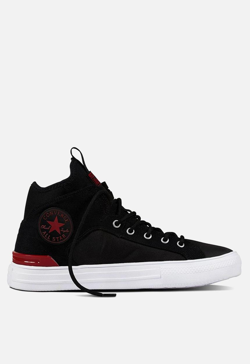 Converse - Chuck Taylor All Star ultra mid - black / gym red / white