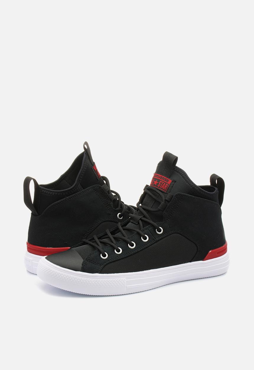 Converse - Chuck Taylor All Star ultra mid - black / gym red / white