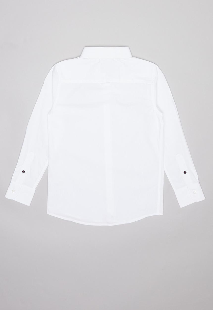 POLO - Boys nicholas long sleeve shirt - white