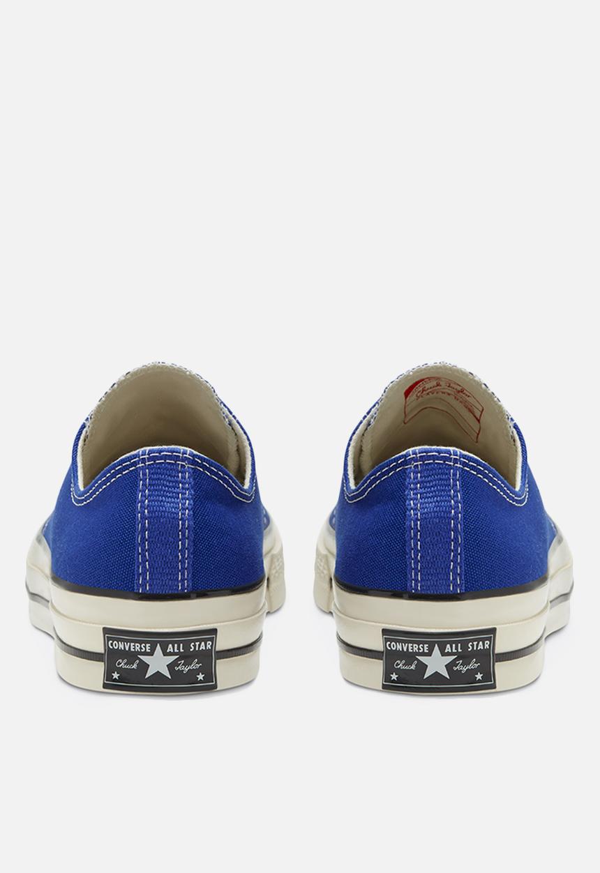 Converse - Chuck 70 organic canvas ox - rush blue / egret / black