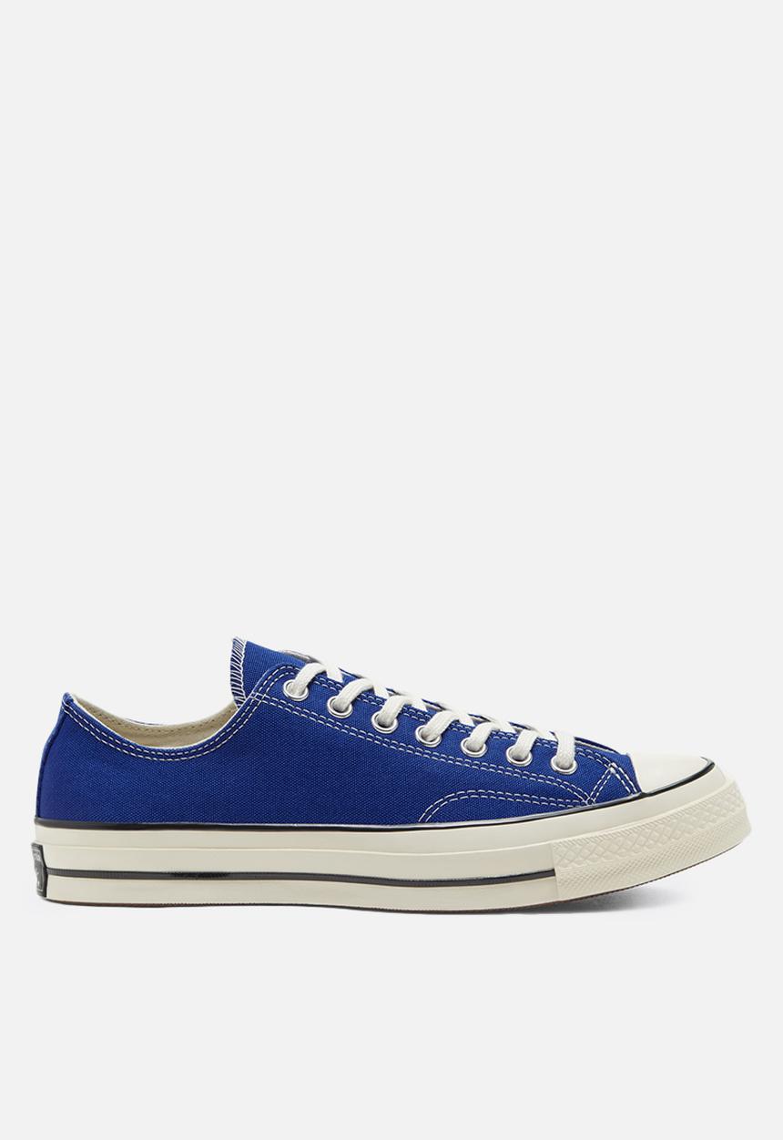 Converse - Chuck 70 organic canvas ox - rush blue / egret / black