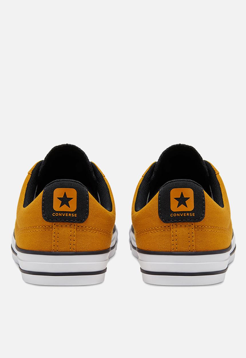 Converse - Star player seasonal colour canvas ox - saffron yellow / black / white