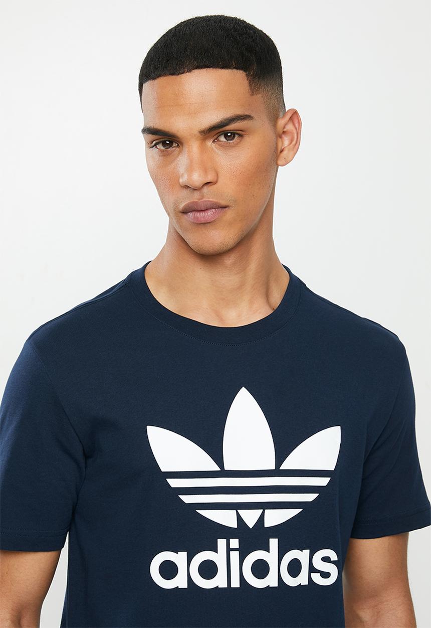 adidas Originals - Adidas trefoil crew short sleeve tee - navy