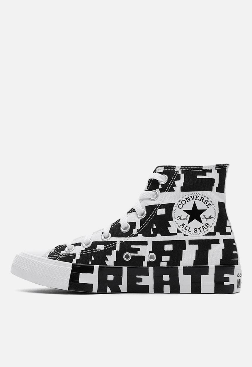 Converse - Chuck Taylor All Star create future hi - black & white