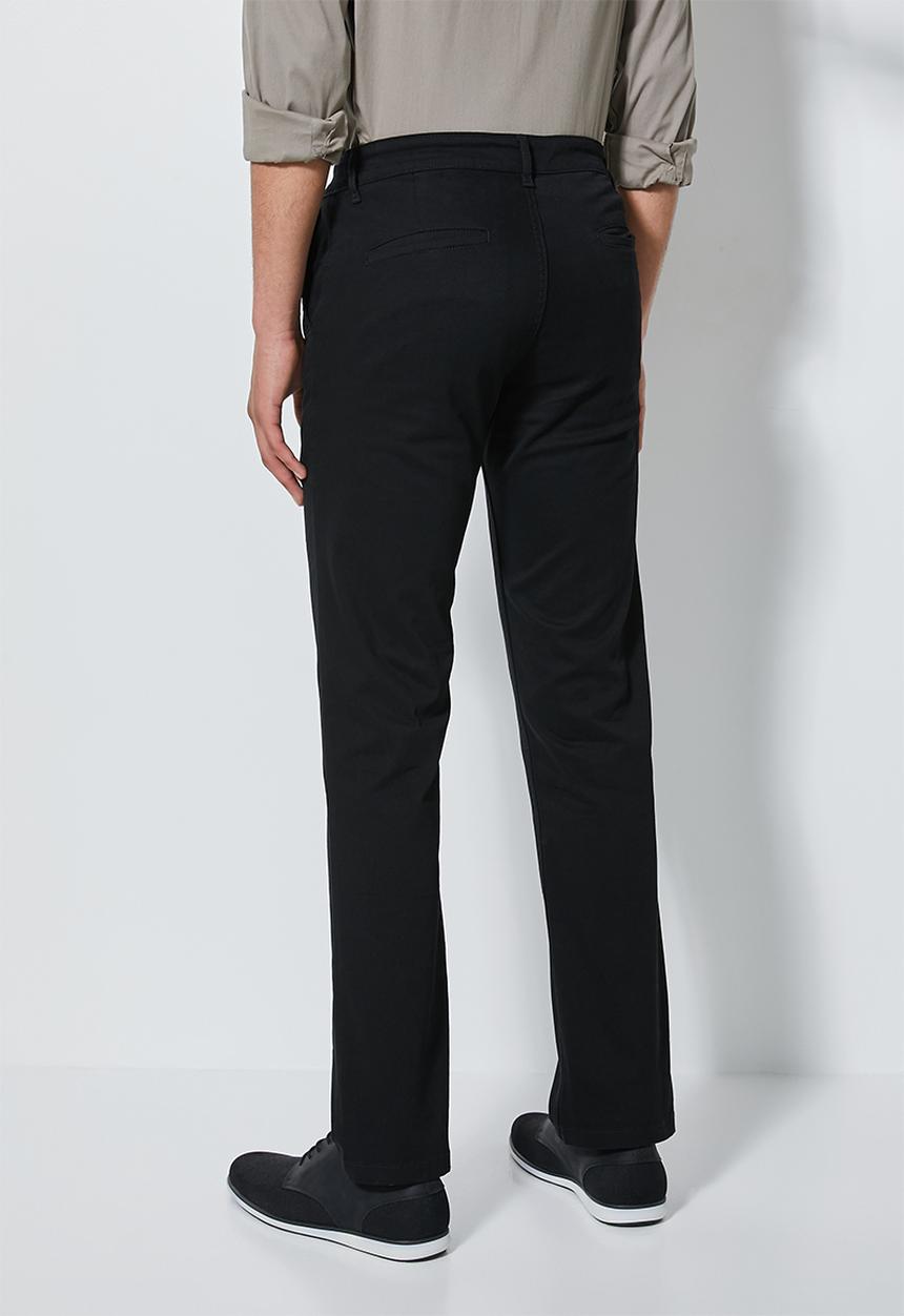 Superbalist - Ohio straight fit chino - black