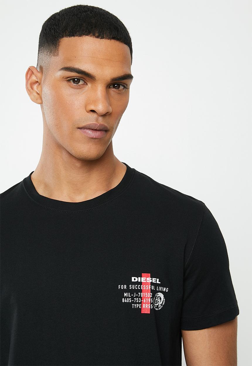 Diesel  - Umlt-diegos T-shirt - black