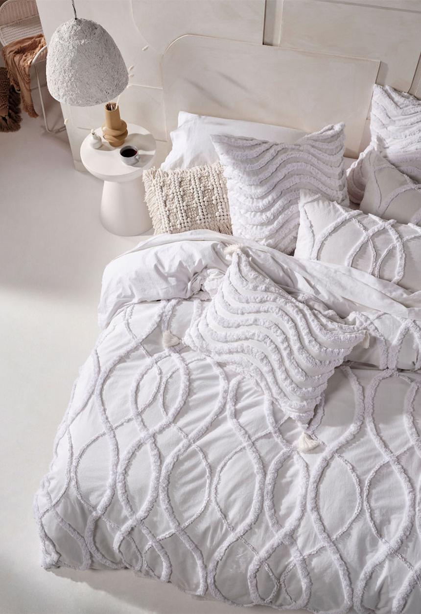 Linen House - Amadora duvet cover set - white