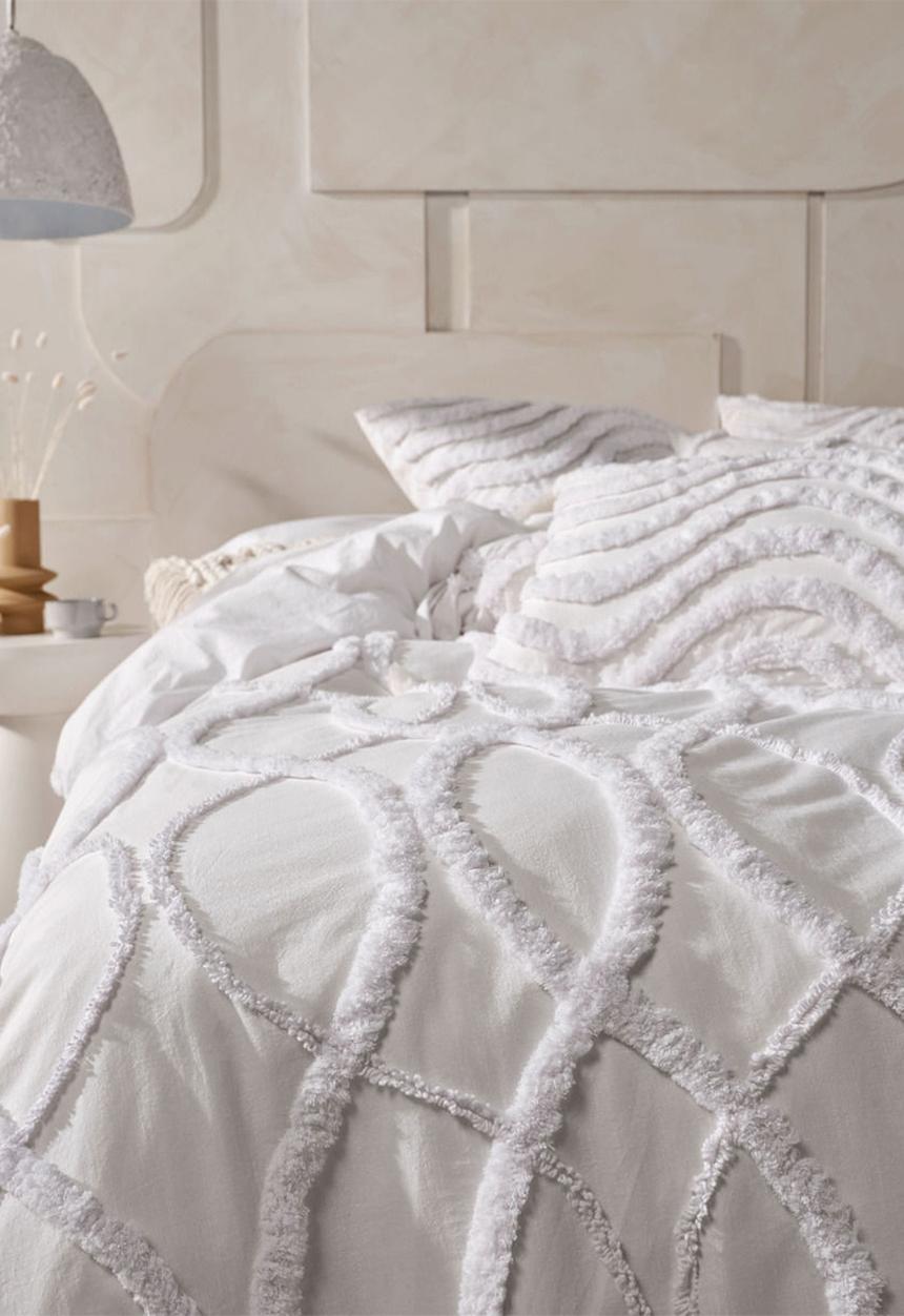 Linen House - Amadora duvet cover set - white