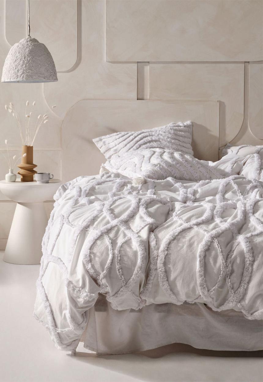 Linen House - Amadora duvet cover set - white