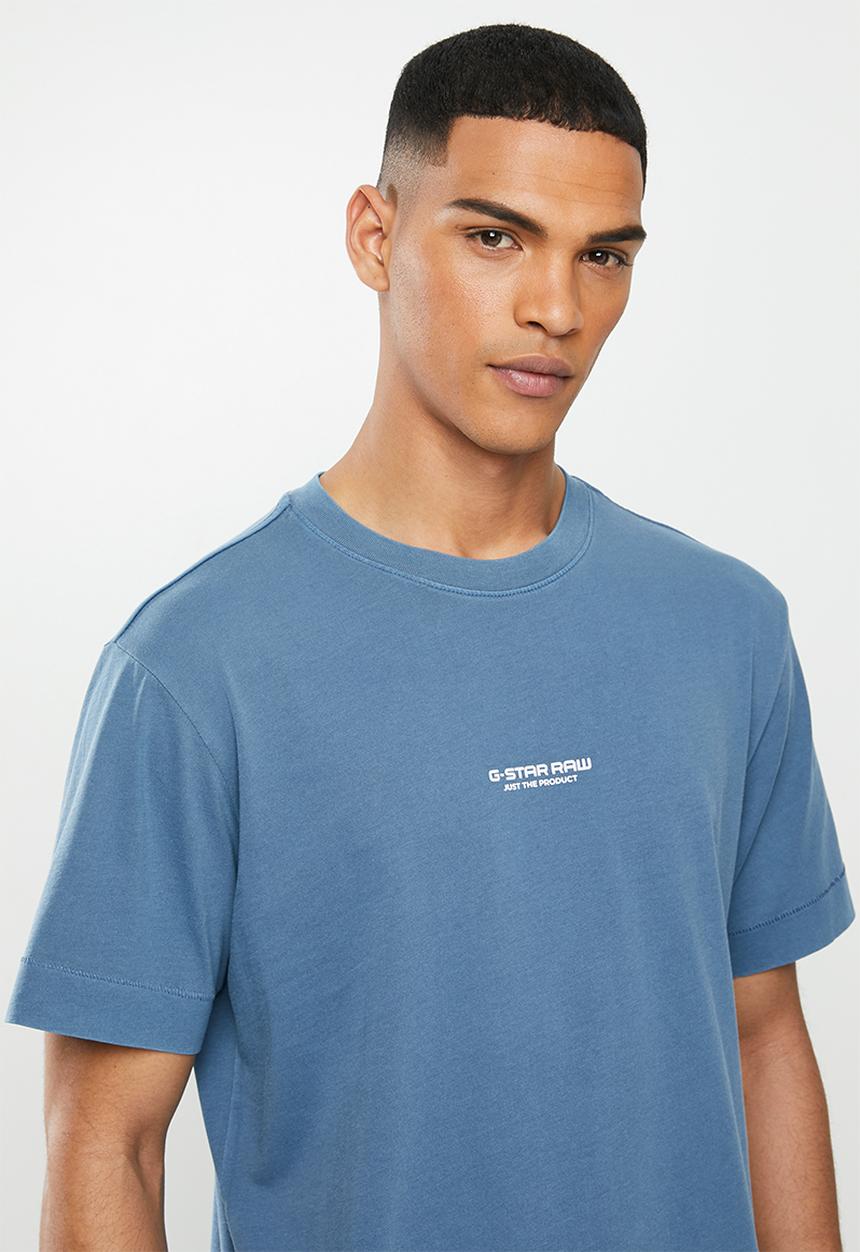 G-STAR - Reflective logo loose od r t short sleeve - blue