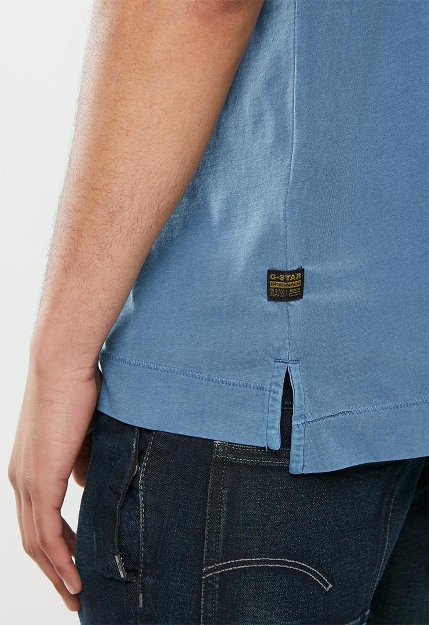 G-STAR - Reflective logo loose od r t short sleeve - blue