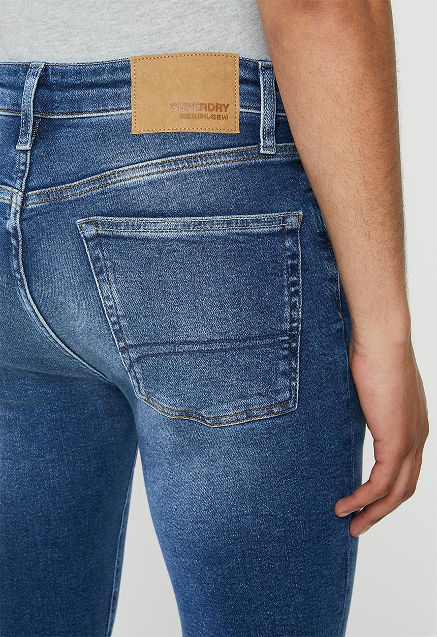 Superdry. - Travis skinny denim - blue