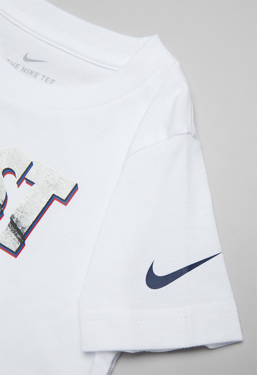 Nike - Nike boys just do it sliced short sleeve tee - white