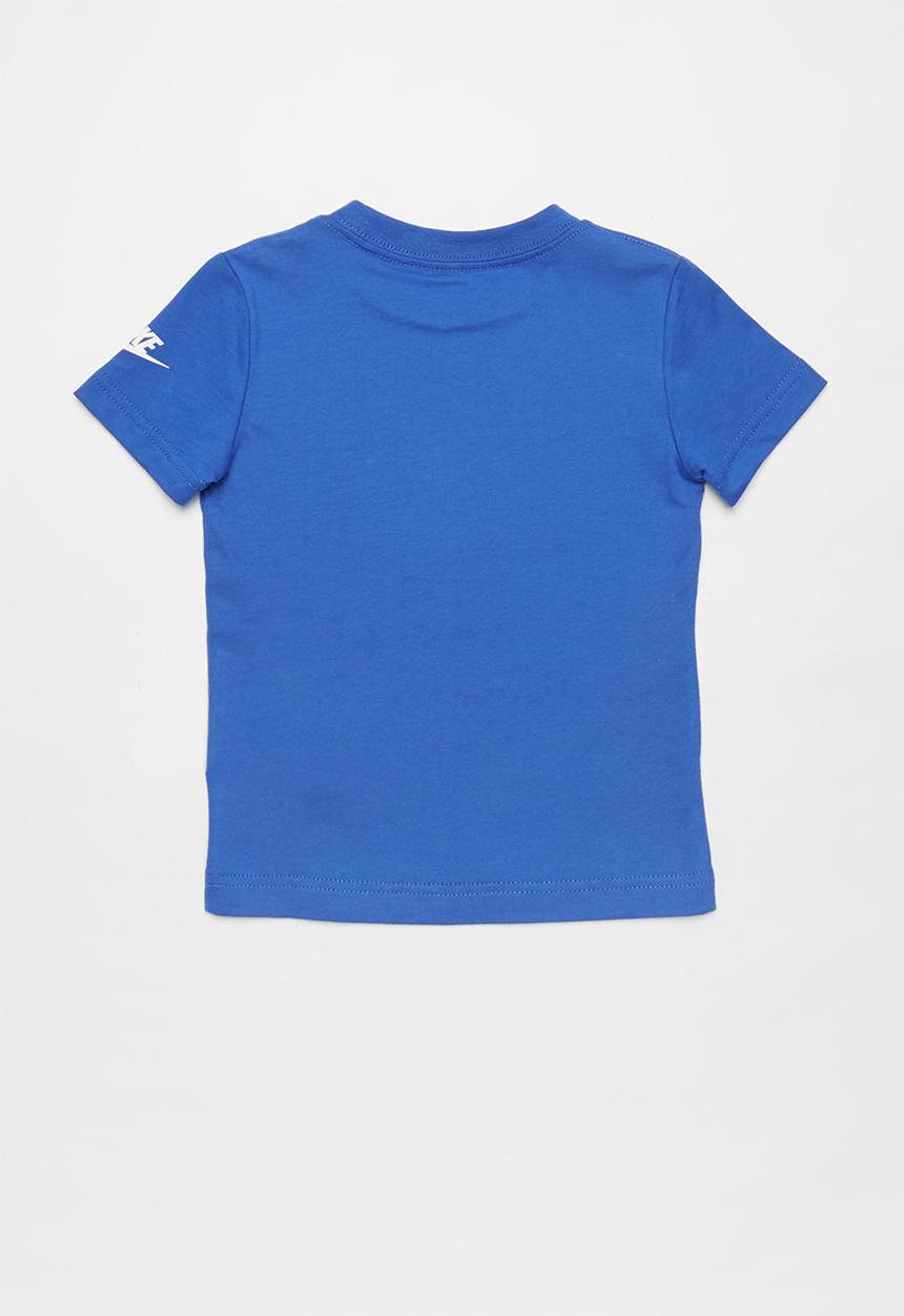 Nike - Faux futura patch short sleeve tee - blue 