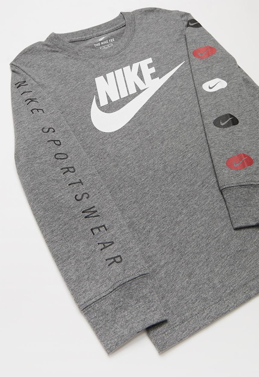 Nike - Multi-band long sleeve tee - grey 