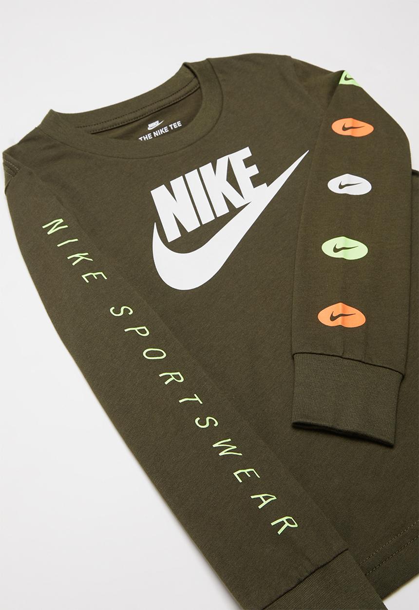 Nike - Multi-band long sleeve tee - khaki