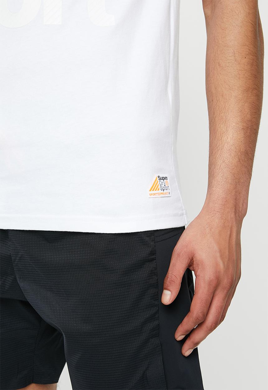 Superdry. - Hazard sport tee - white