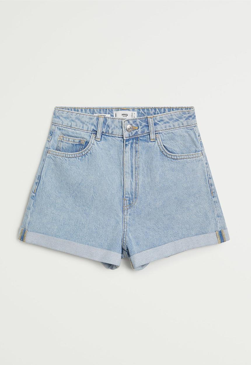 MANGO - Shorts Bermuda - blue