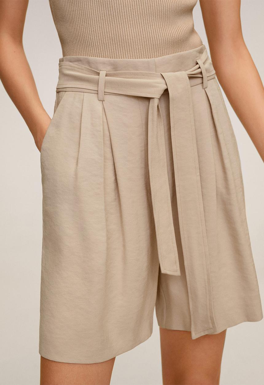 MANGO - Mar shorts - beige