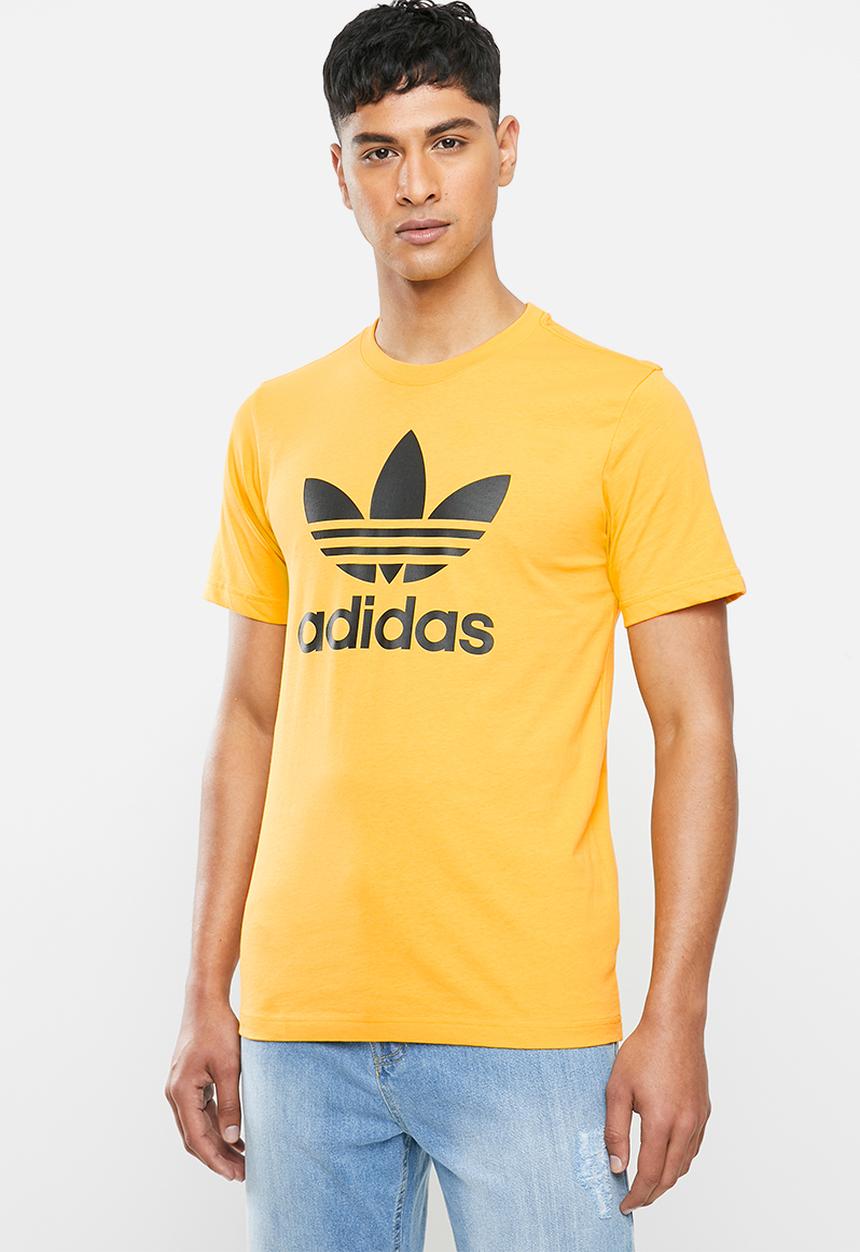 adidas Originals - Adidas trefoil crew short sleeve tee - yellow 