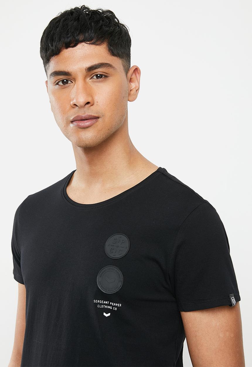 S.P.C.C - Tallis fashion straight hem T-shirt - black