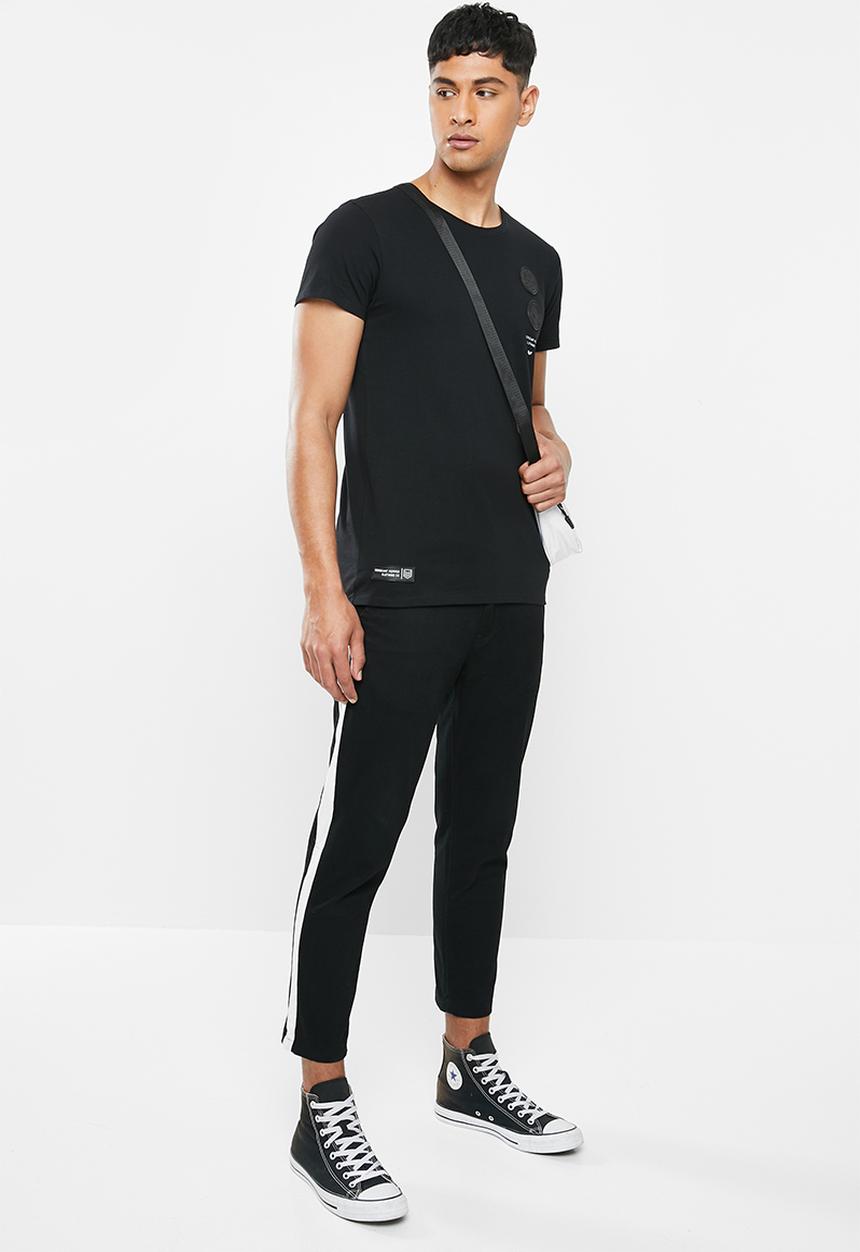 S.P.C.C - Tallis fashion straight hem T-shirt - black