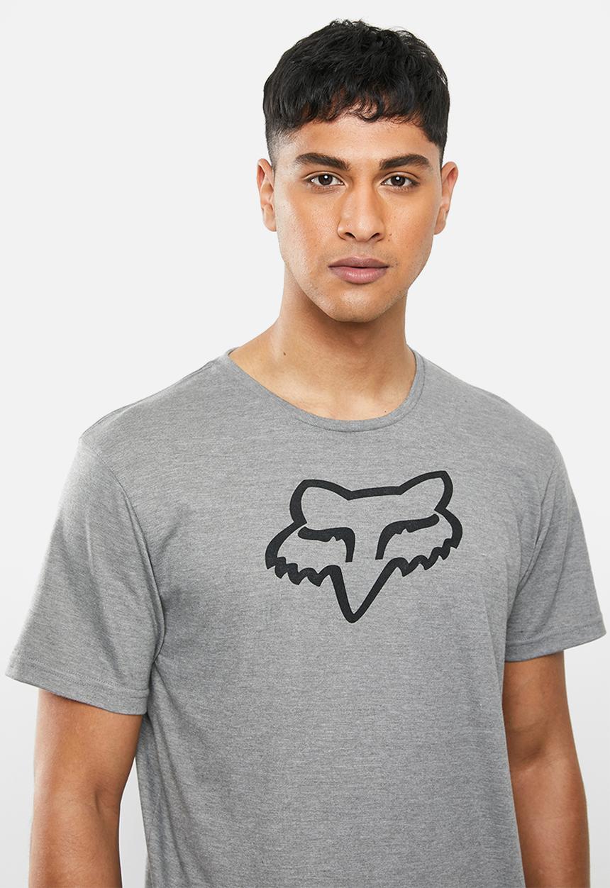 Fox - Legacy fox head short sleeve tee - grey