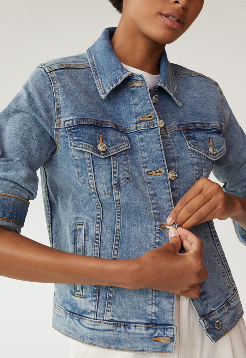 MANGO - Vicky jacket - blue