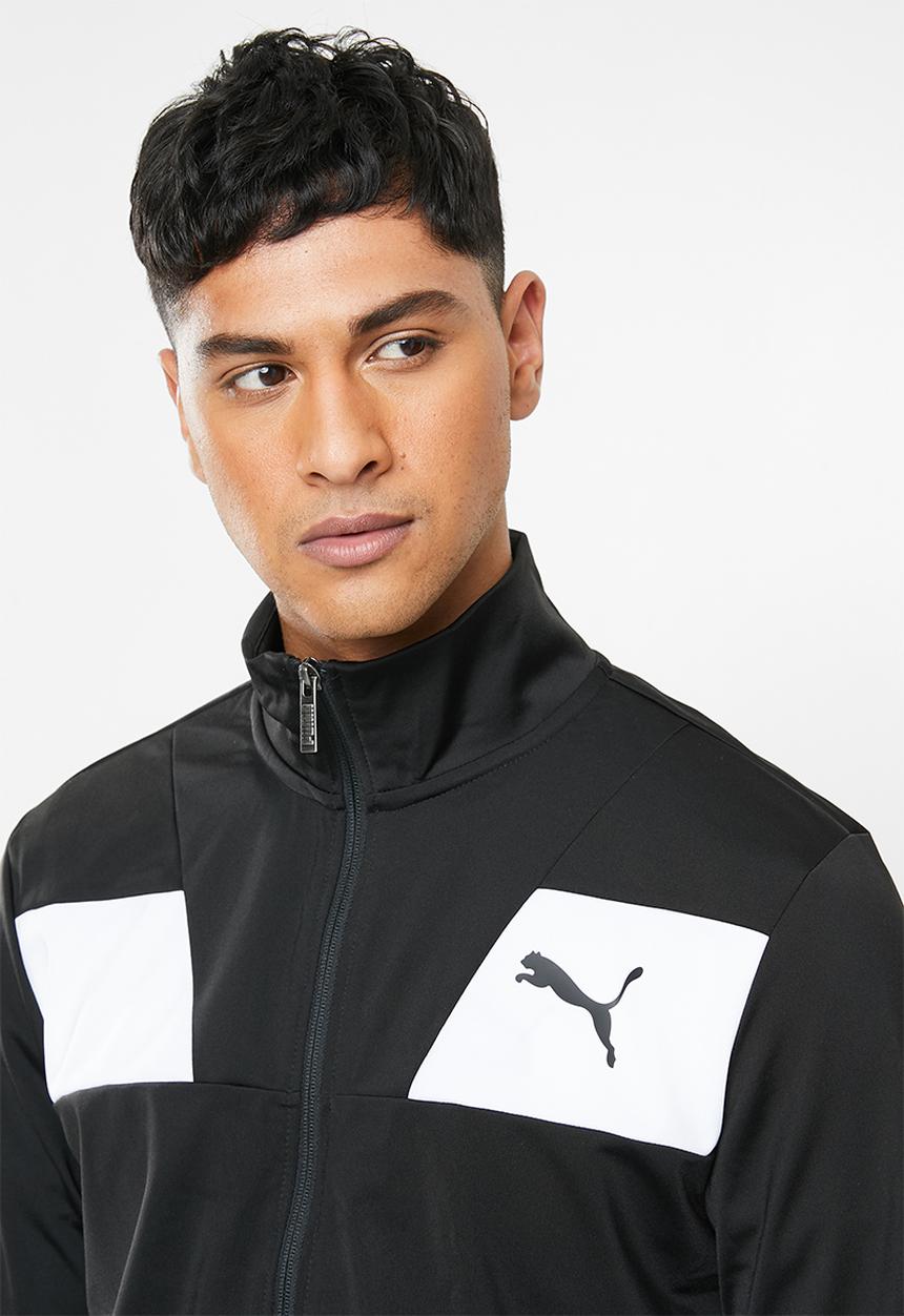 PUMA - Techstripe tricot tracksuit - puma black