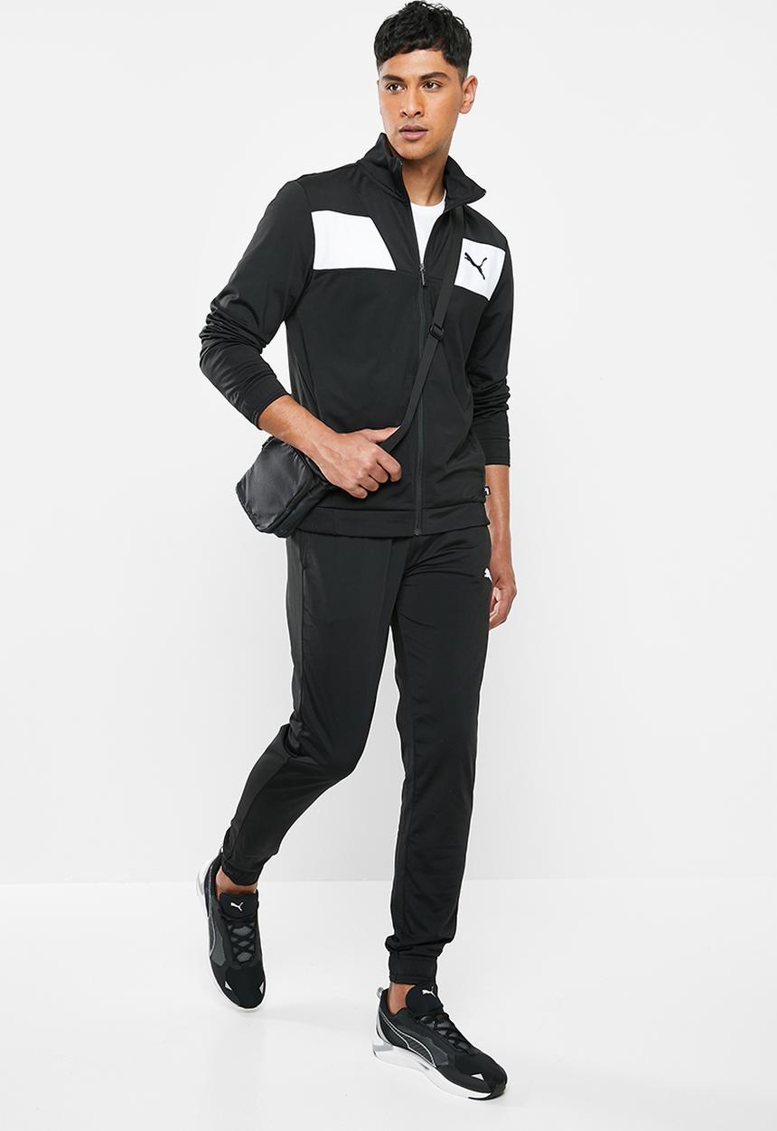 PUMA - Techstripe tricot tracksuit - puma black