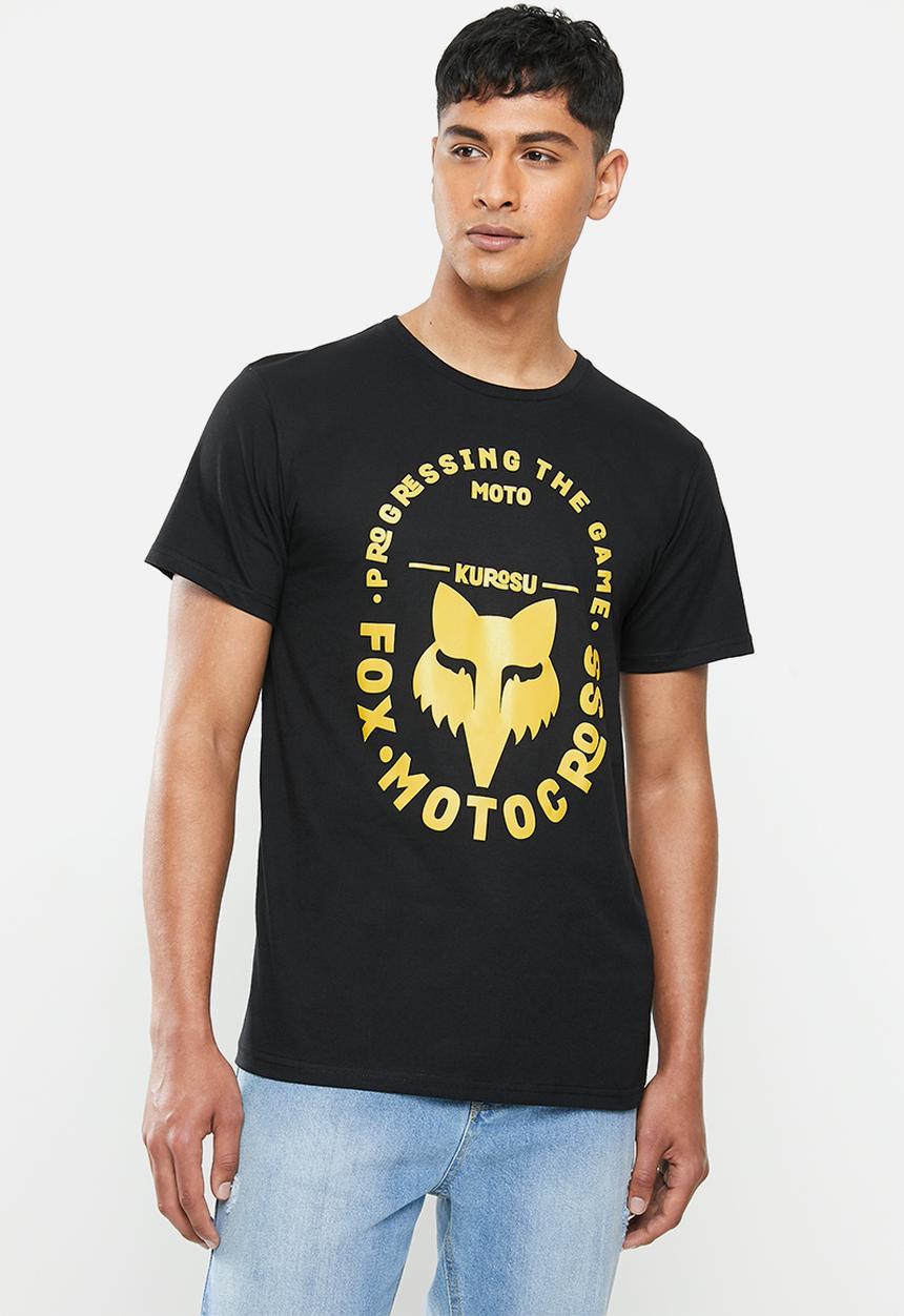 Fox - Kanji short sleeve tee - black