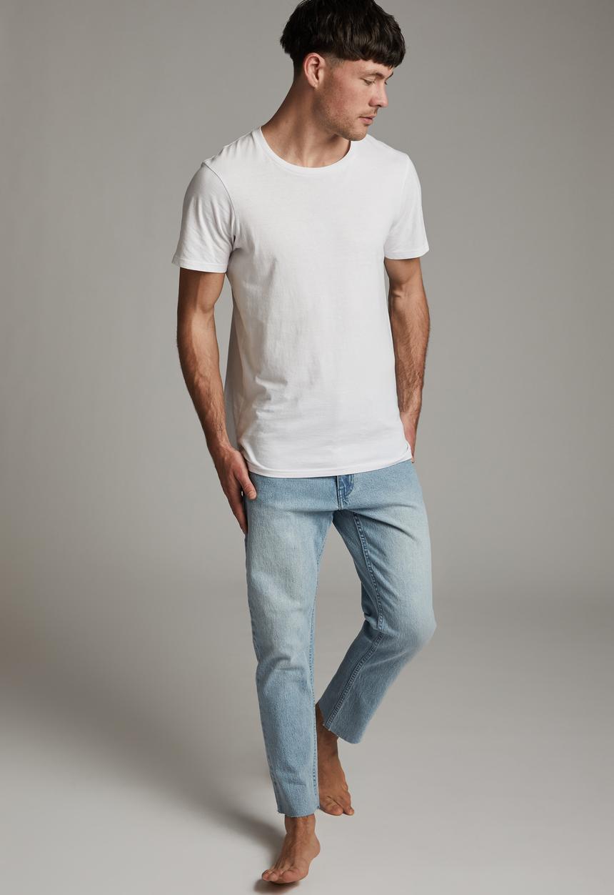 Cotton On - Raw crop jean - vintage blue
