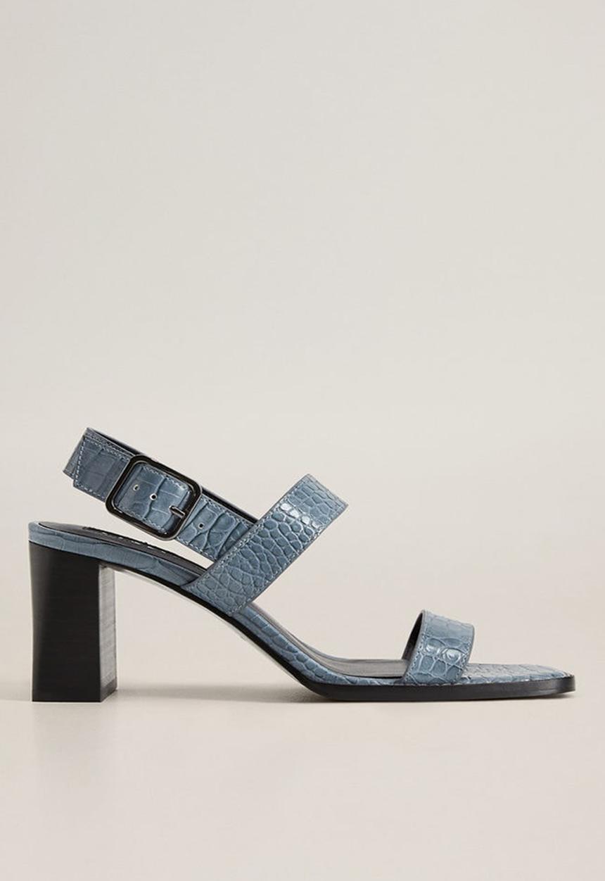 MANGO - Teen heel - medium blue