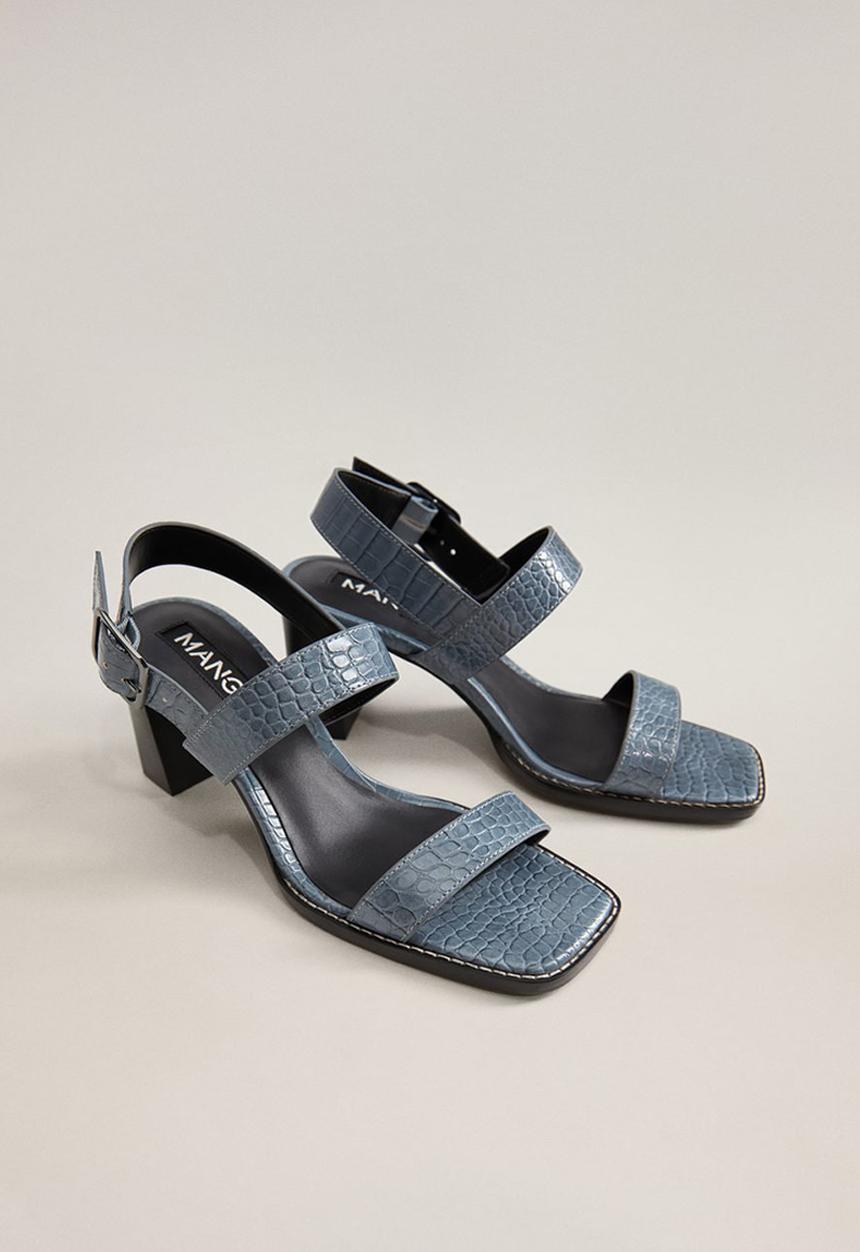 MANGO - Teen heel - medium blue