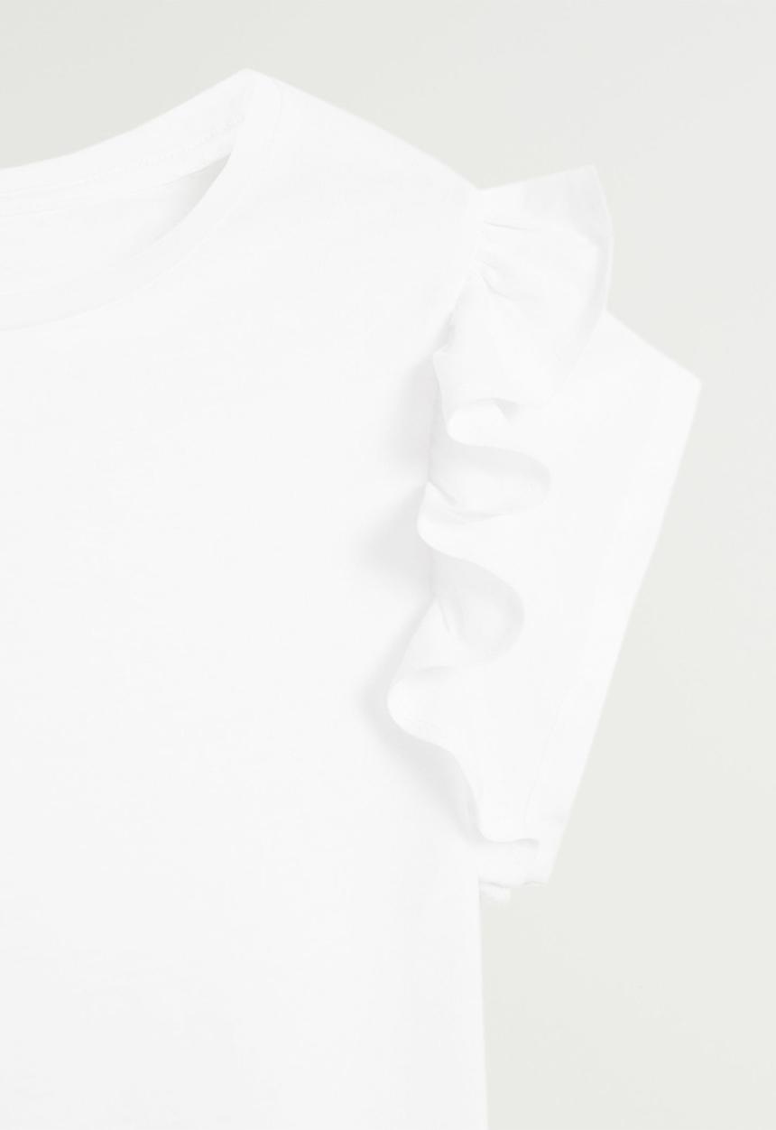 MANGO - T-shirt vickybak - white