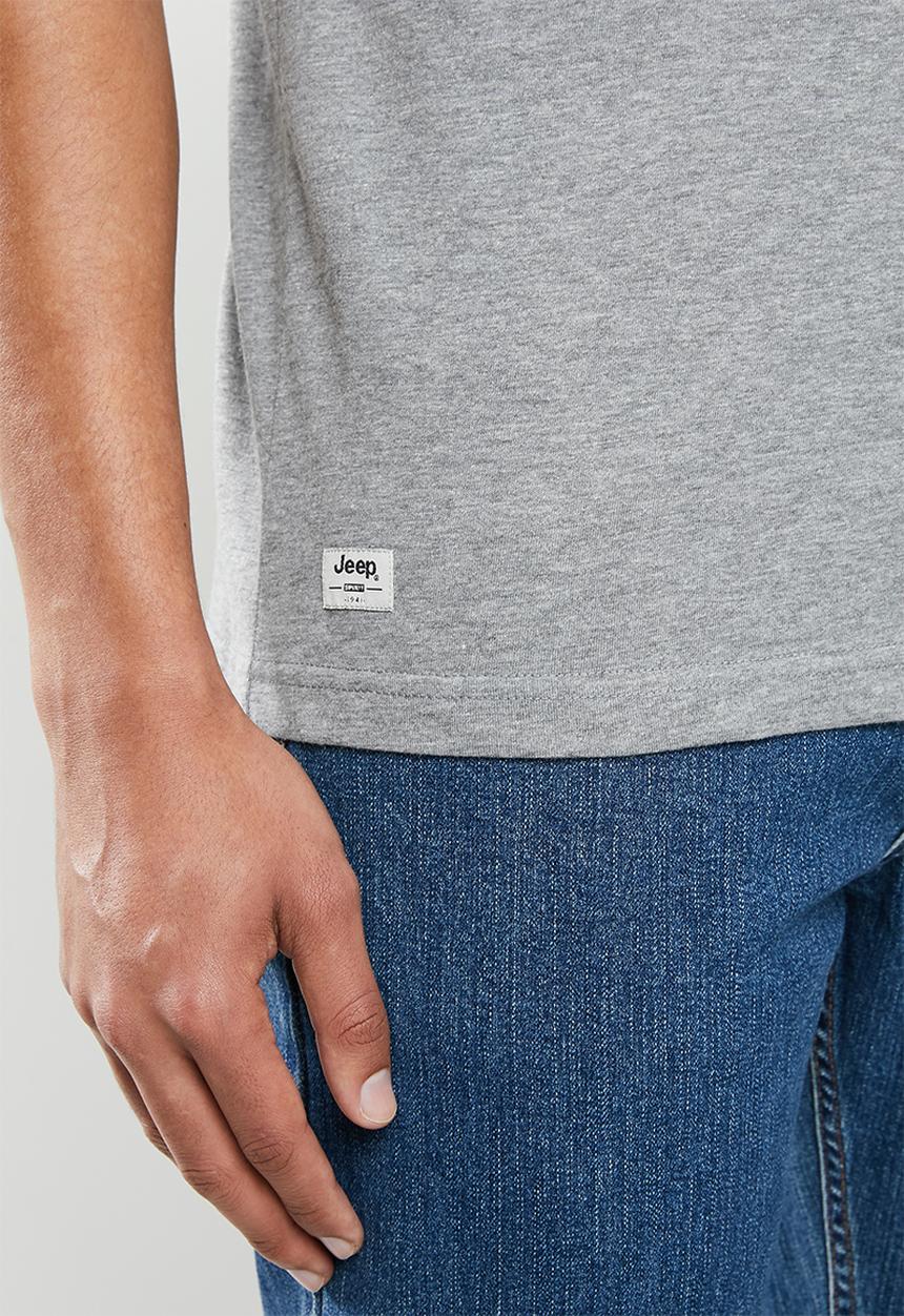 JEEP - Logo graphic tee - grey