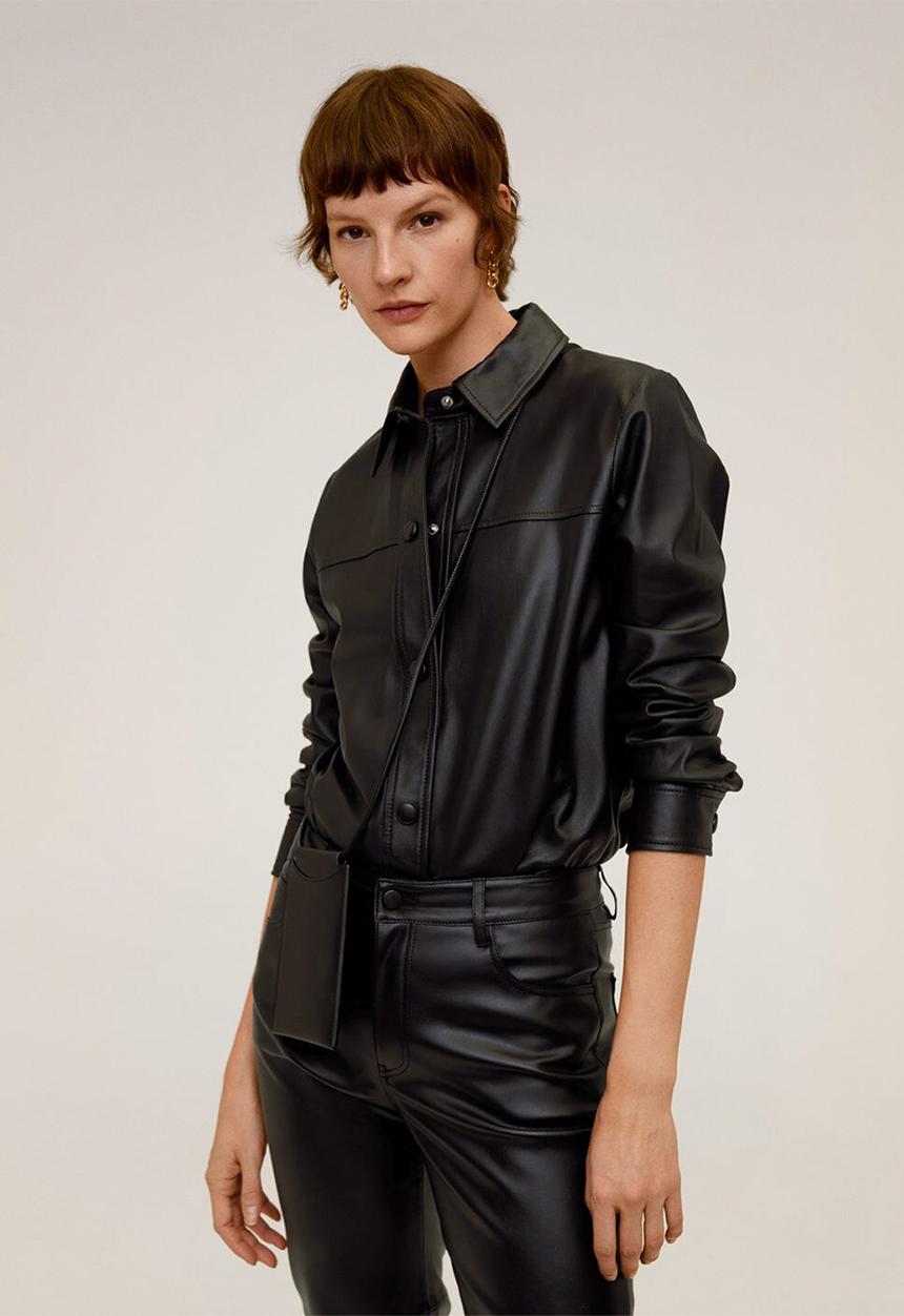 MANGO - Trousers Lille - black