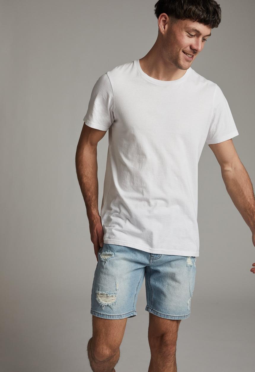 Cotton On - Straight short - vintage blue