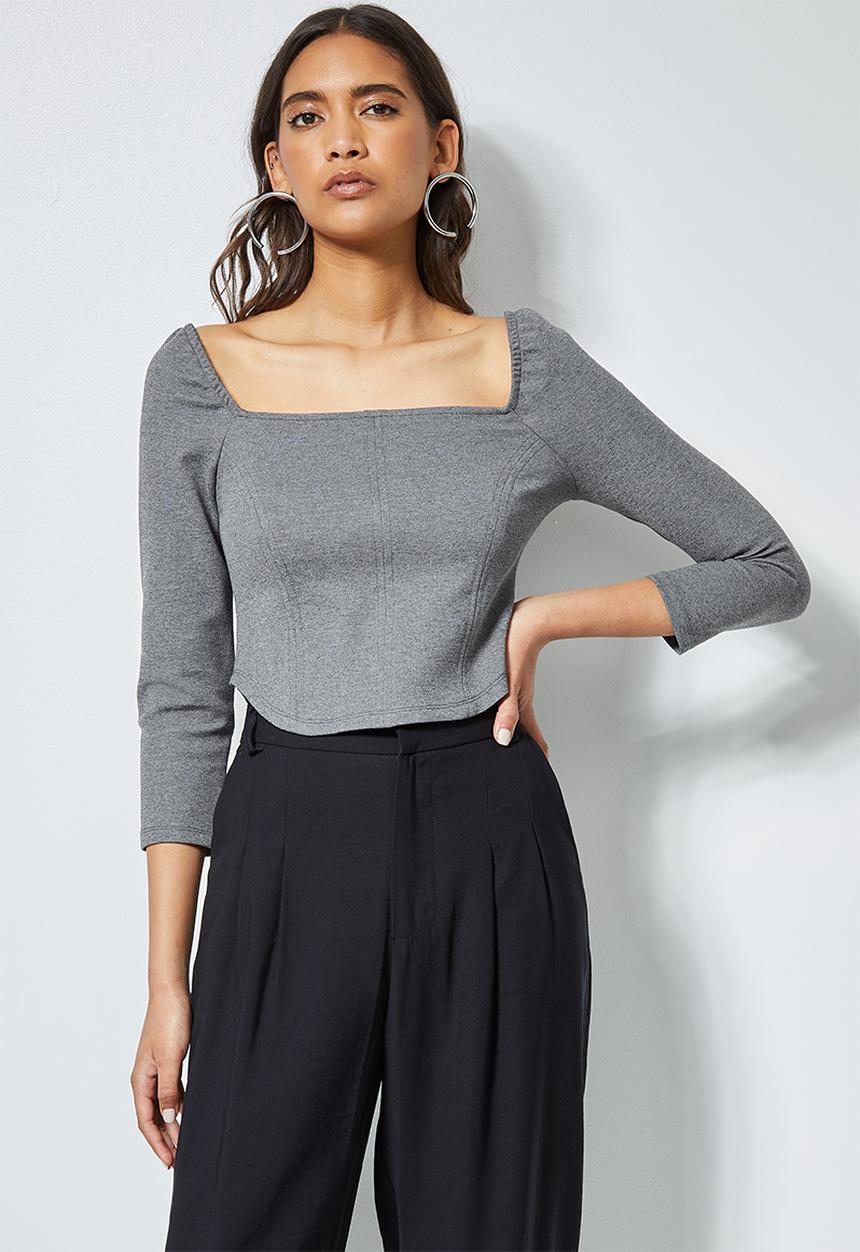 Superbalist - Ponti corset top - grey
