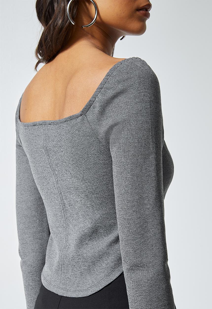 Superbalist - Ponti corset top - grey