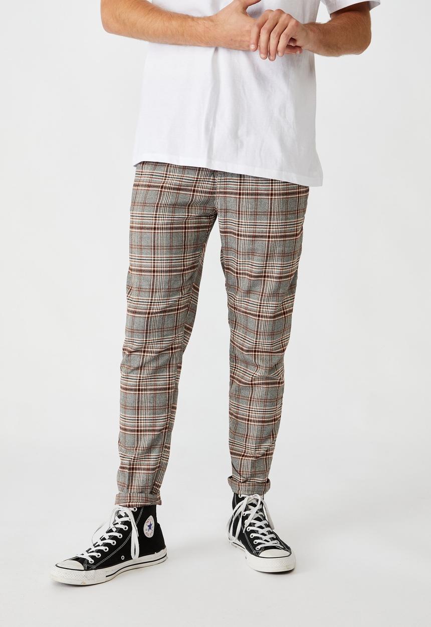 Cotton On - Oxford trouser - grey prince check